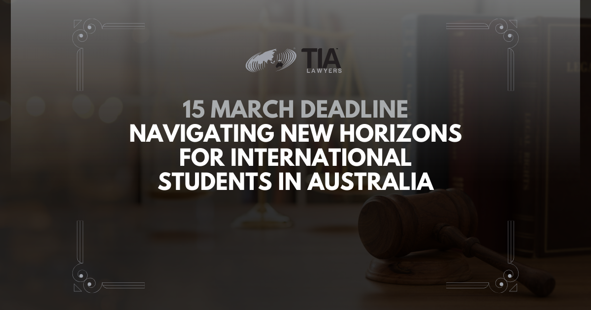 Featured image for “Navigating New Horizons for International Students in Australia with TIA Lawyers”