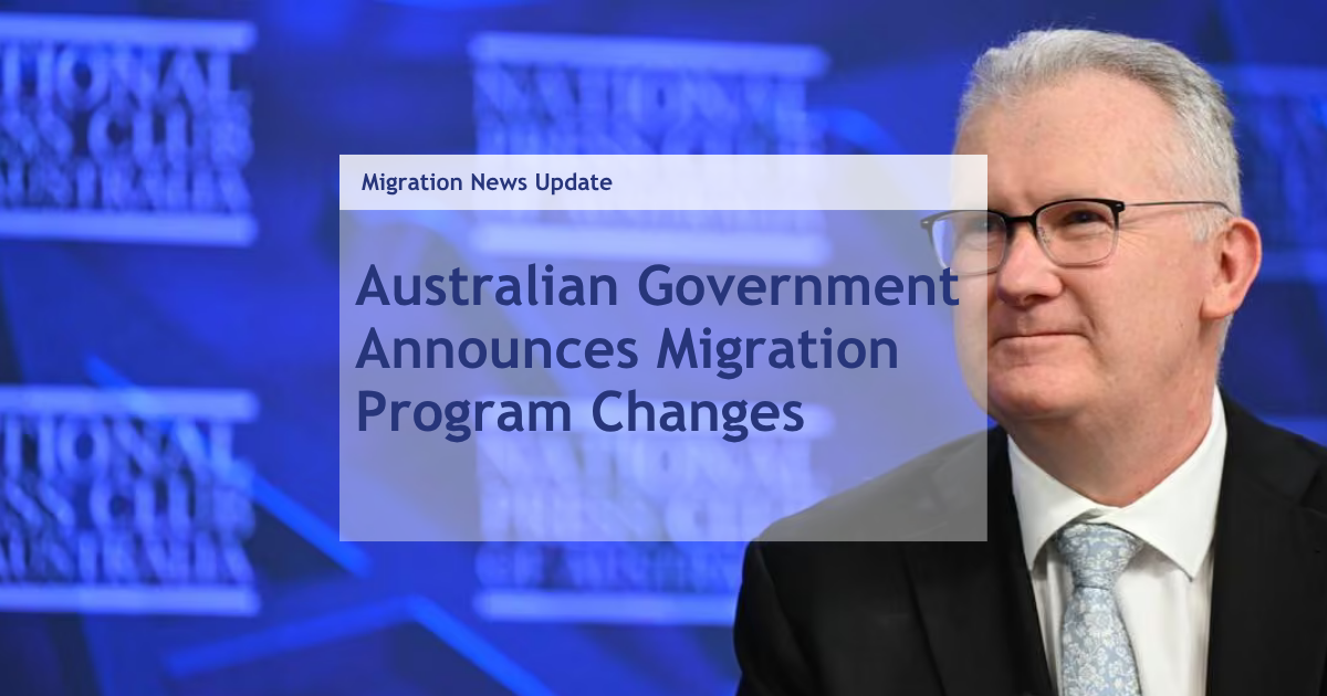 Featured image for “Australian Government Announces Migration Program Changes”